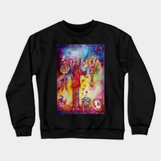 GARDEN OF THE LOST SHADOWS ,FAIRIES AND BUTTERFLIES Crewneck Sweatshirt